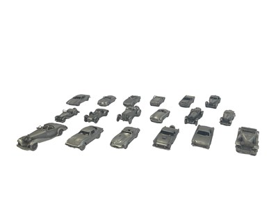 Lot Collection of Danbury Mint Pewter Cars