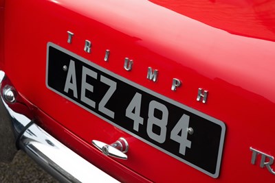 Lot 1961 Triumph TR4