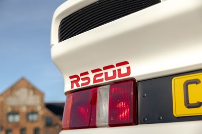 Lot 1986 Ford RS200