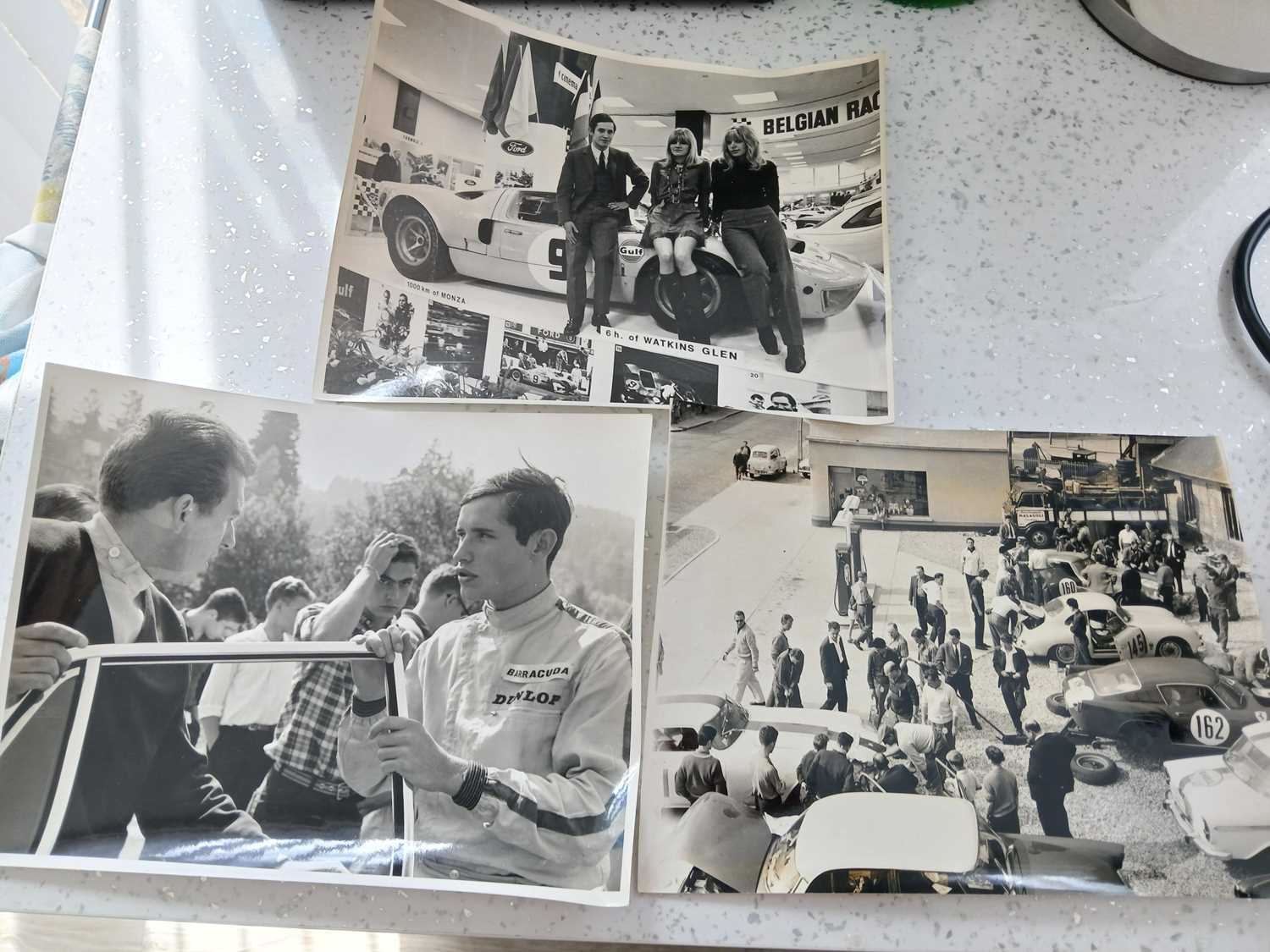 Lot Three Early Photos Jacky Ickx