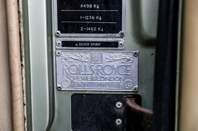 Lot 130 - 1982 Rolls-Royce Silver Spirit