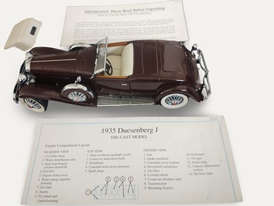 Lot 1935 Duesenberg Model Car
