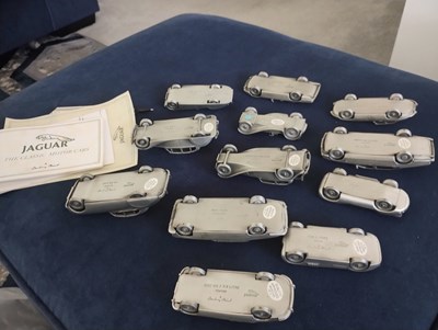 Lot 12 - Collection of 12 Danbury Mint Pewter Cars
