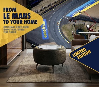 Lot Le Mans 2026 Goodyear Eagle Tyre Table