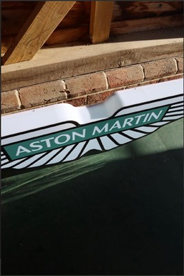 Lot Illuminated Aston Martin Sign