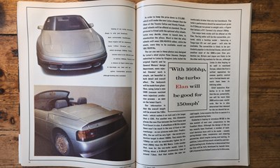 Lot 3 - 1986 Lotus Elan M100 Prototype