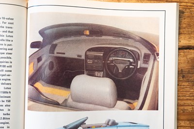 Lot 3 - 1986 Lotus Elan M100 Prototype