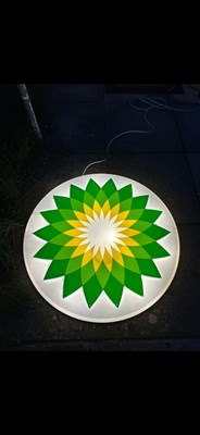 Lot Illuminated BP Forecourt sign