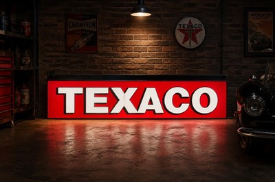 Lot 100 - Texaco illuminated forecourt sign