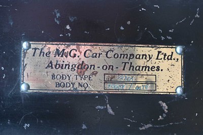 Lot 1953 MG TD
