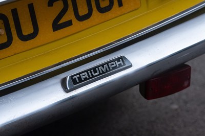 Lot 1975 Triumph Stag