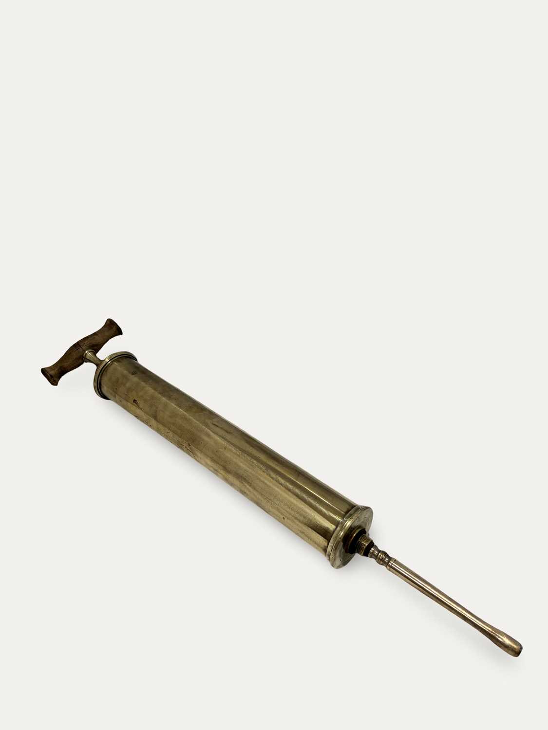 Lot 33 - Brass Lubricator (Syringe Type)
