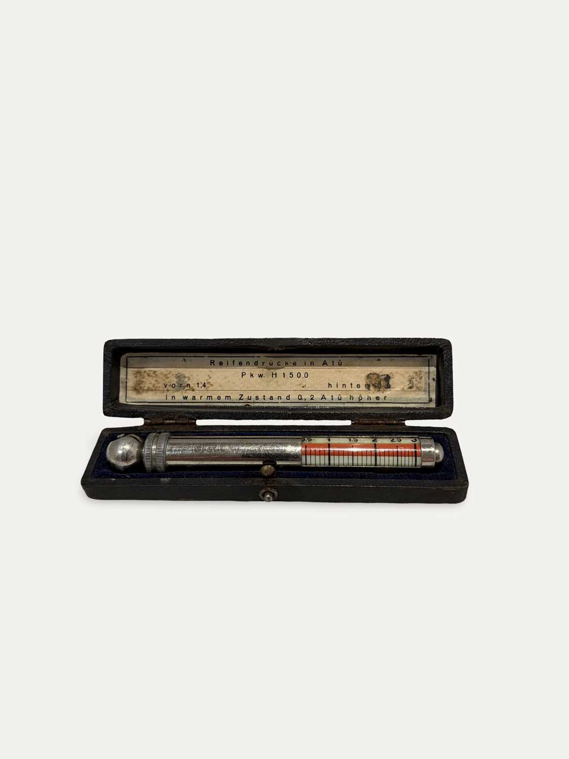 Lot 49 - A Rare Borgward Tyre Pressure Gauge