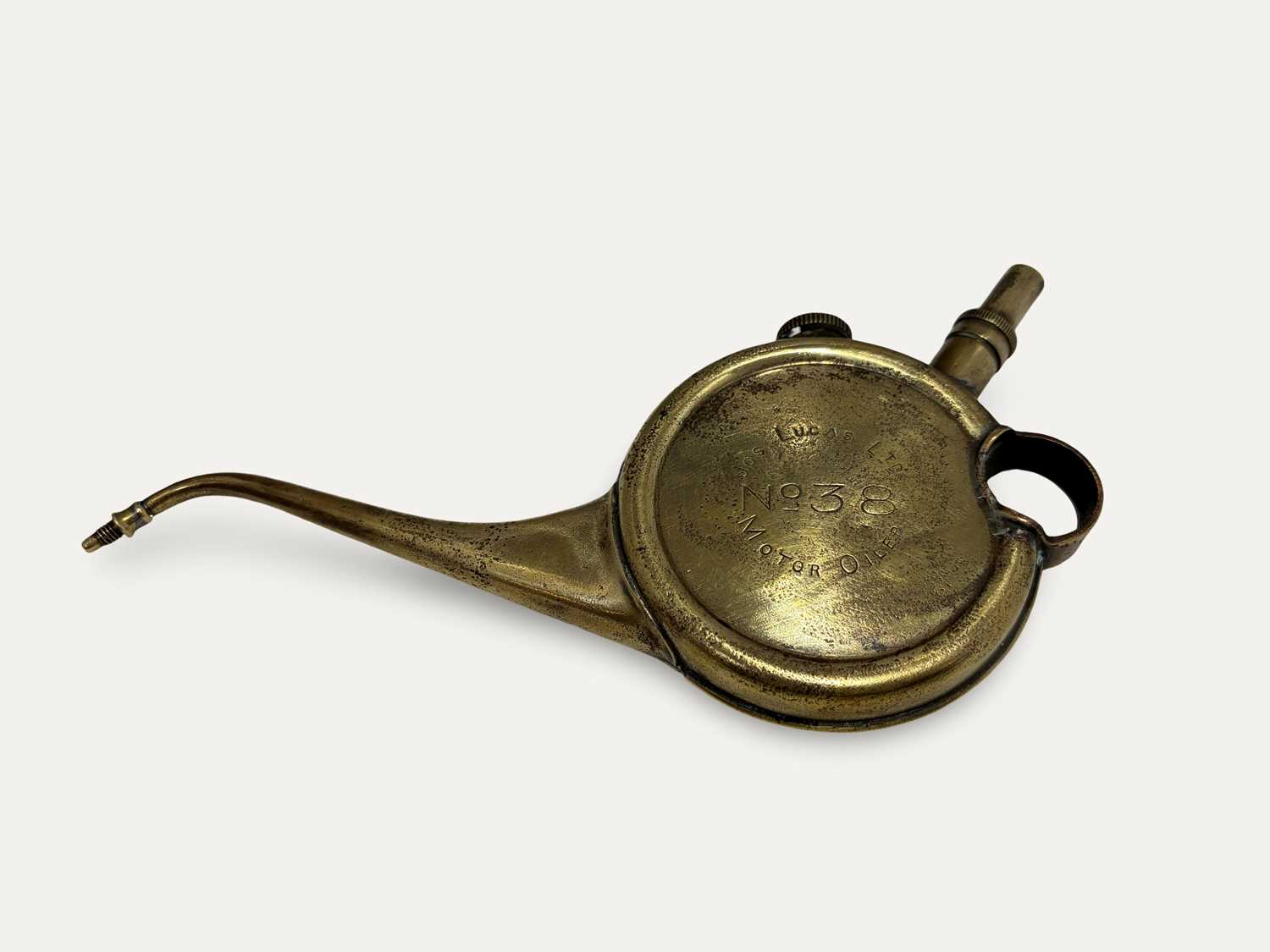 Lot 118 - A Lucas " No.38" Edwardian Motor Oiler (Oil Can)
