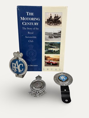 Lot “The Story of the Royal Automobile Club " by Piers Brendon RAC Badges