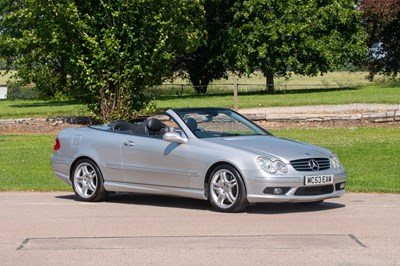 Lot 2003 Mercedes-Benz CLK 55 AMG Cabriolet