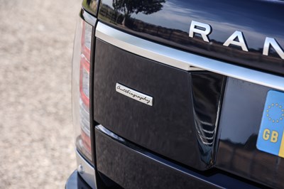 Lot 2016 Land Rover Range Rover Autobiography Armoured Level 6