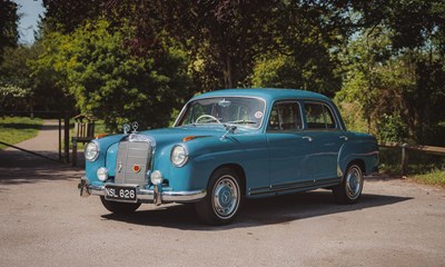 Lot 1956 Mercedes-Benz 220a Ponton