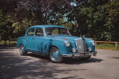 Lot 1956 Mercedes-Benz 220a Ponton