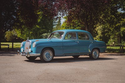 Lot 1956 Mercedes-Benz 220a Ponton