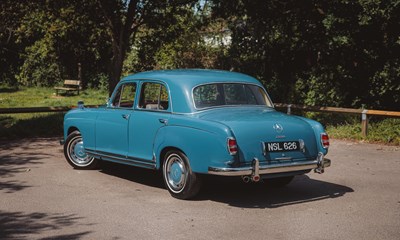 Lot 1956 Mercedes-Benz 220a Ponton