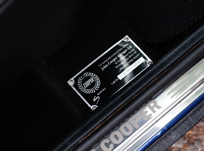 Lot 107 - 1999 Rover Mini Cooper S Works