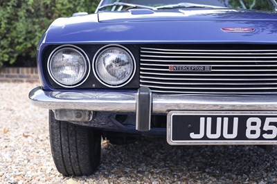 Lot 1972 Jensen Interceptor Mk. III