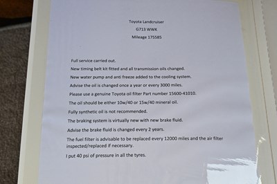 Lot 1989 Toyota Landcruiser II