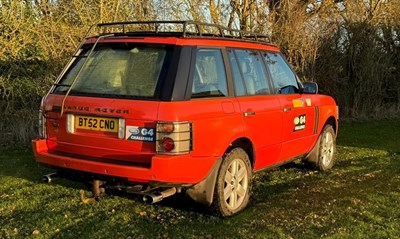 Lot 2002 Range Rover G4 Challenge Press Car (4.4 litre)