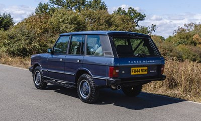 Lot 113 - 1989 Range Rover Vogue (3.5 litre)