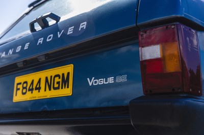 Lot 113 - 1989 Range Rover Vogue (3.5 litre)