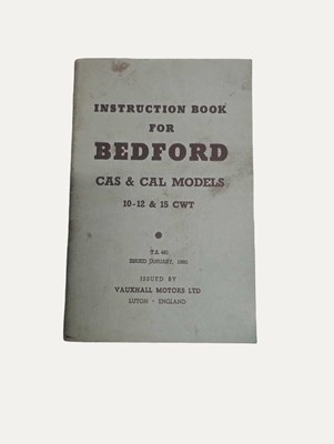 Lot 15 - Bedford Instruction Book