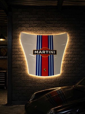 Lot 66 - Porsche Bonnet In Martini Livery
