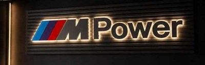 Lot 24 - Illuminated BMW Showroom Sign