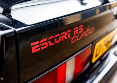 Lot 197 - 1986 Ford Escort RS Turbo