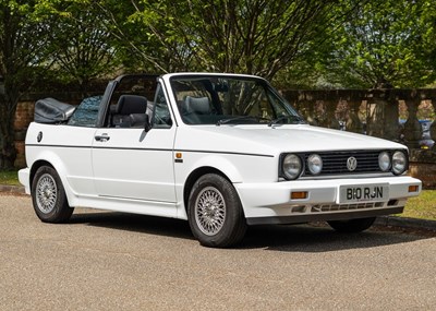 Lot 121 - 1989 Volkswagen Golf Mk. I Clipper Cabriolet