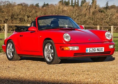 Lot 200 - 1990 Porsche 911/964 Carrera 4 Cabriolet