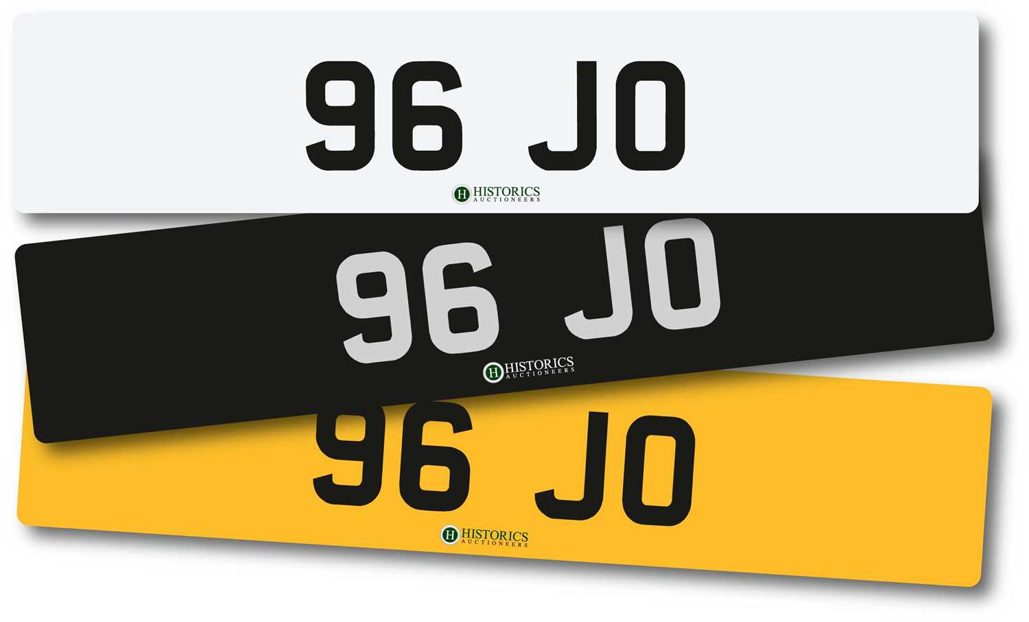 Lot 120 - Number Plate 96 J0