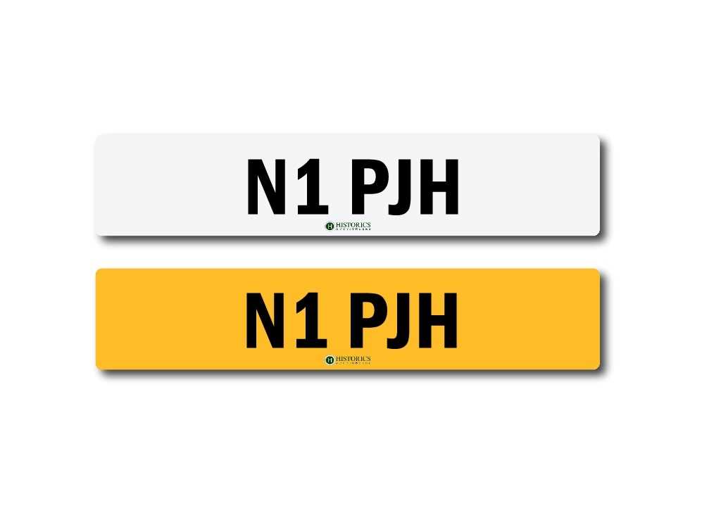 Lot 102 - Number Plate N1 PJH