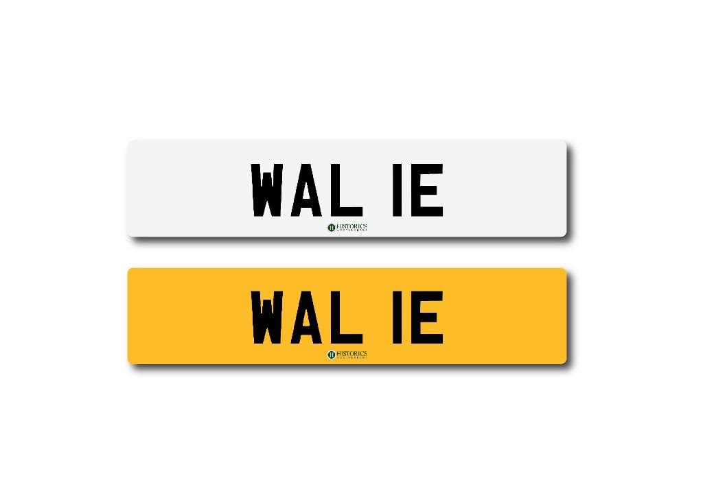 Lot 142 - Number Plate WAL 1E