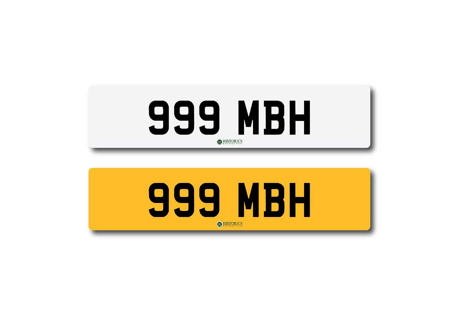 Lot 102 - Number Plate  999 MBH