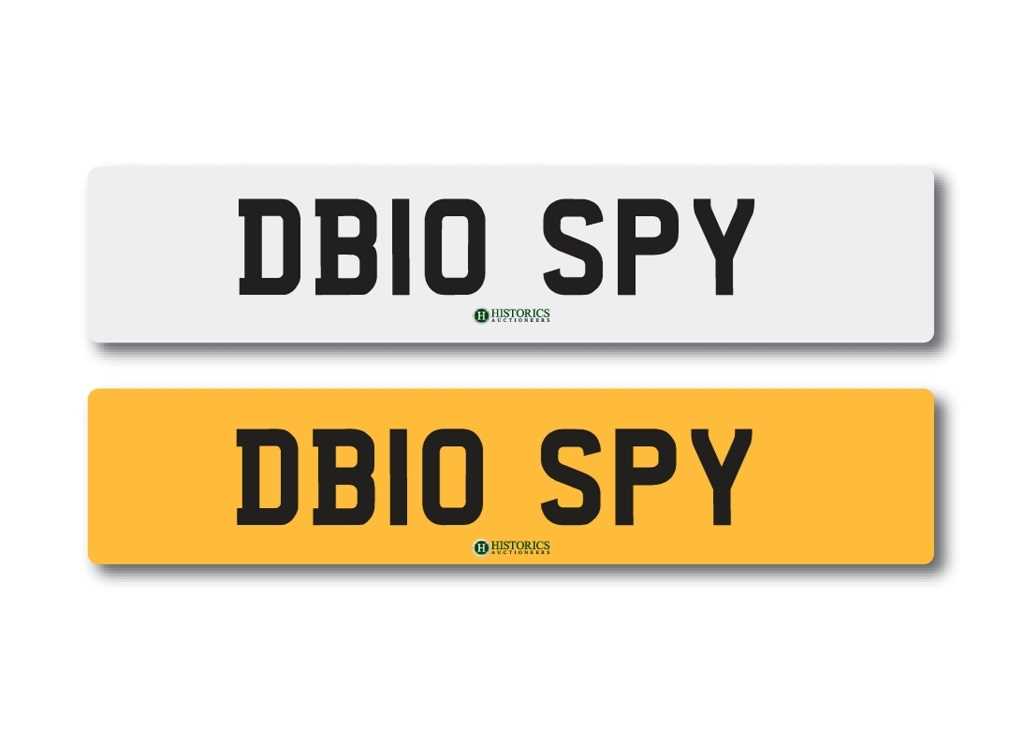 Lot 112 - Number Plate DB10 SPY