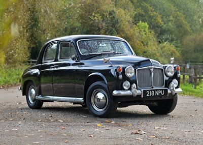 Lot 108 - 1959 Rover  P4 75 Mk. II