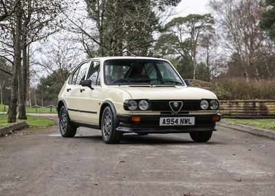 Lot 116 - 1984 Alfa Romeo  Alfasud