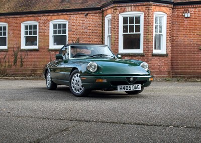 Lot 103 - 1991 Alfa Romeo Spider Veloce S4