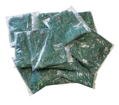 Lot 71 - 10 Team Bentley green workshop overall/jackets
