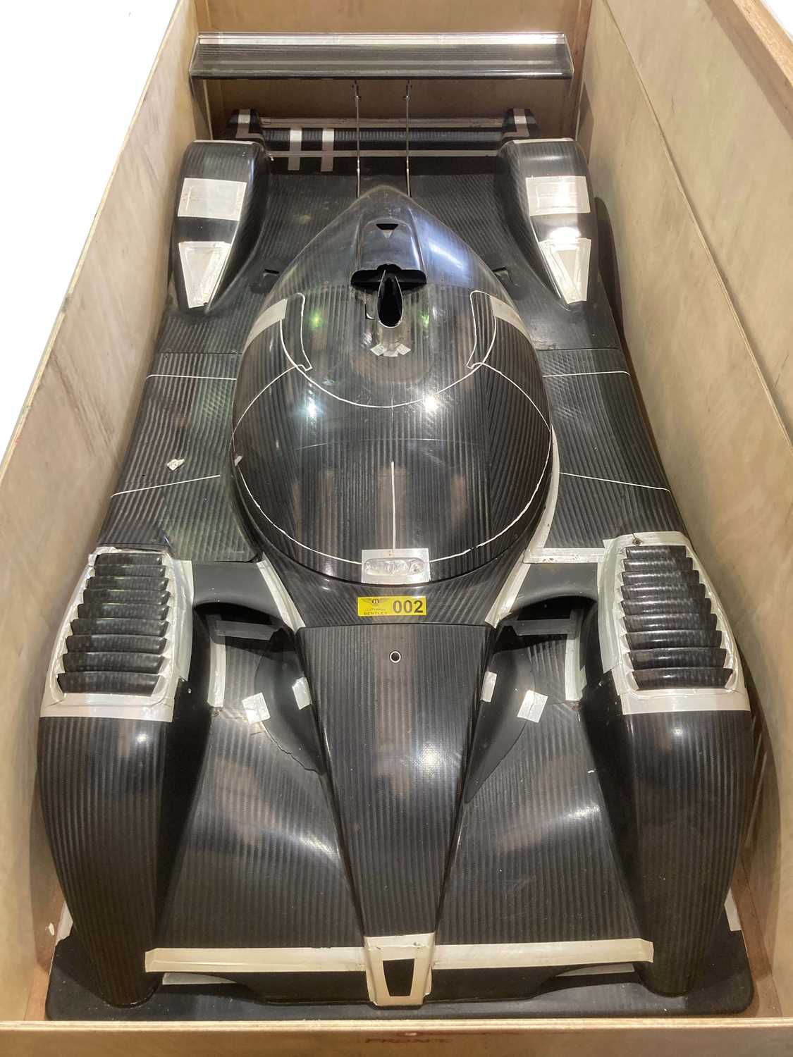 Lot 87 - Carbon fibre wind tunnel model of Le Mans Bentley