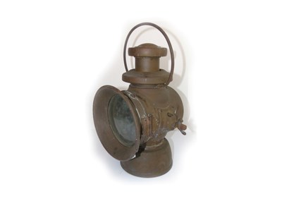 Lot 14 - A Lucas ‘King of The Road’ vintage oil lamp