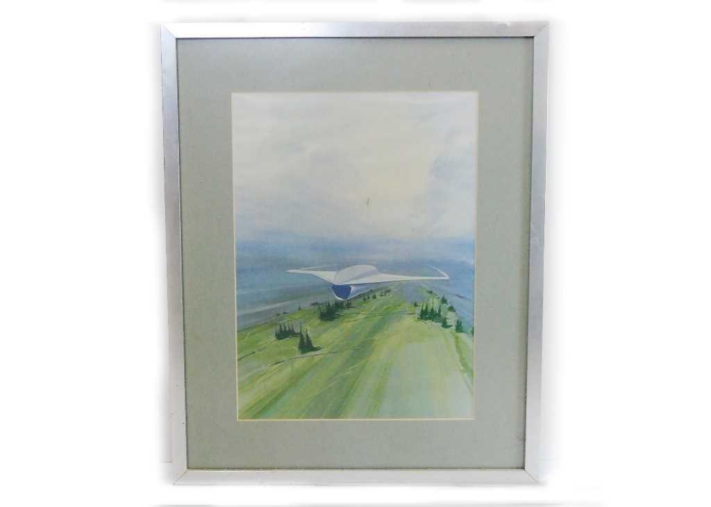 Lot 55 - British Aerospace military aircraft concept print