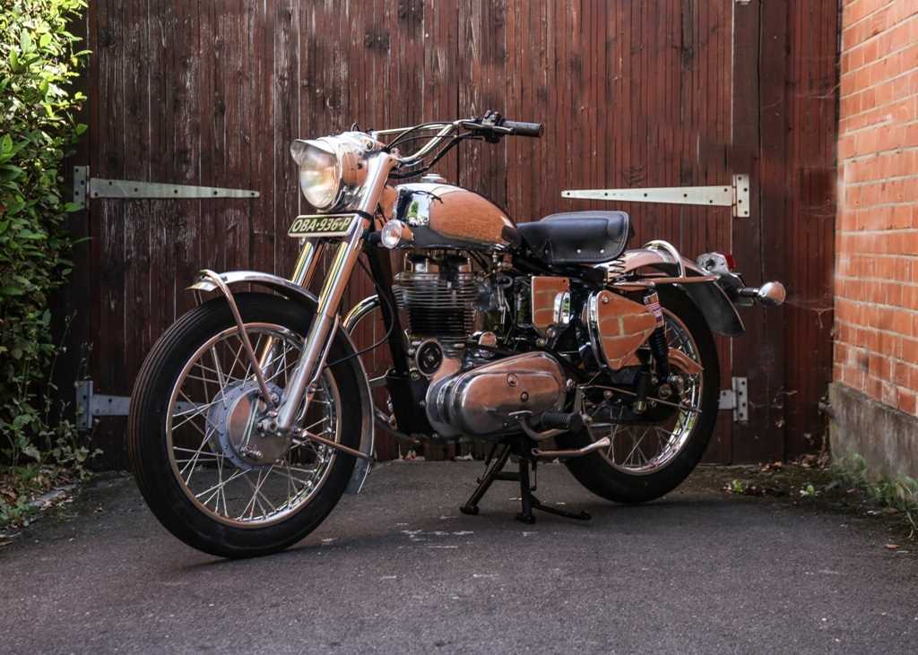 Lot 103 - 1976 Royal Enfield  Silver Bullet Trails Chrome